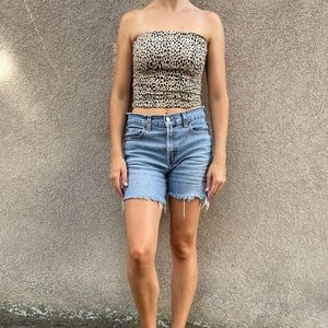 Brandy Melville cheetah tube top